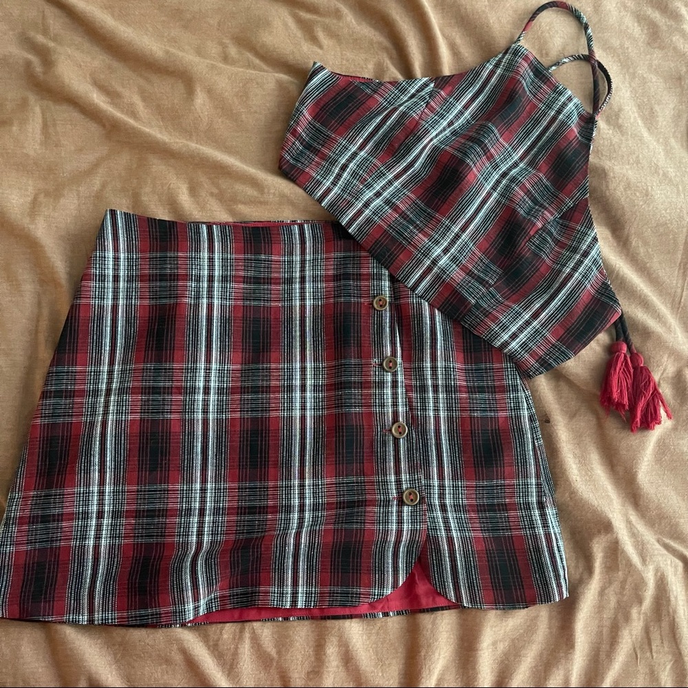 Skylar Madison Plaid Set